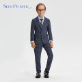 Classical Plaid Children Dress Suit Party Blazer Boys